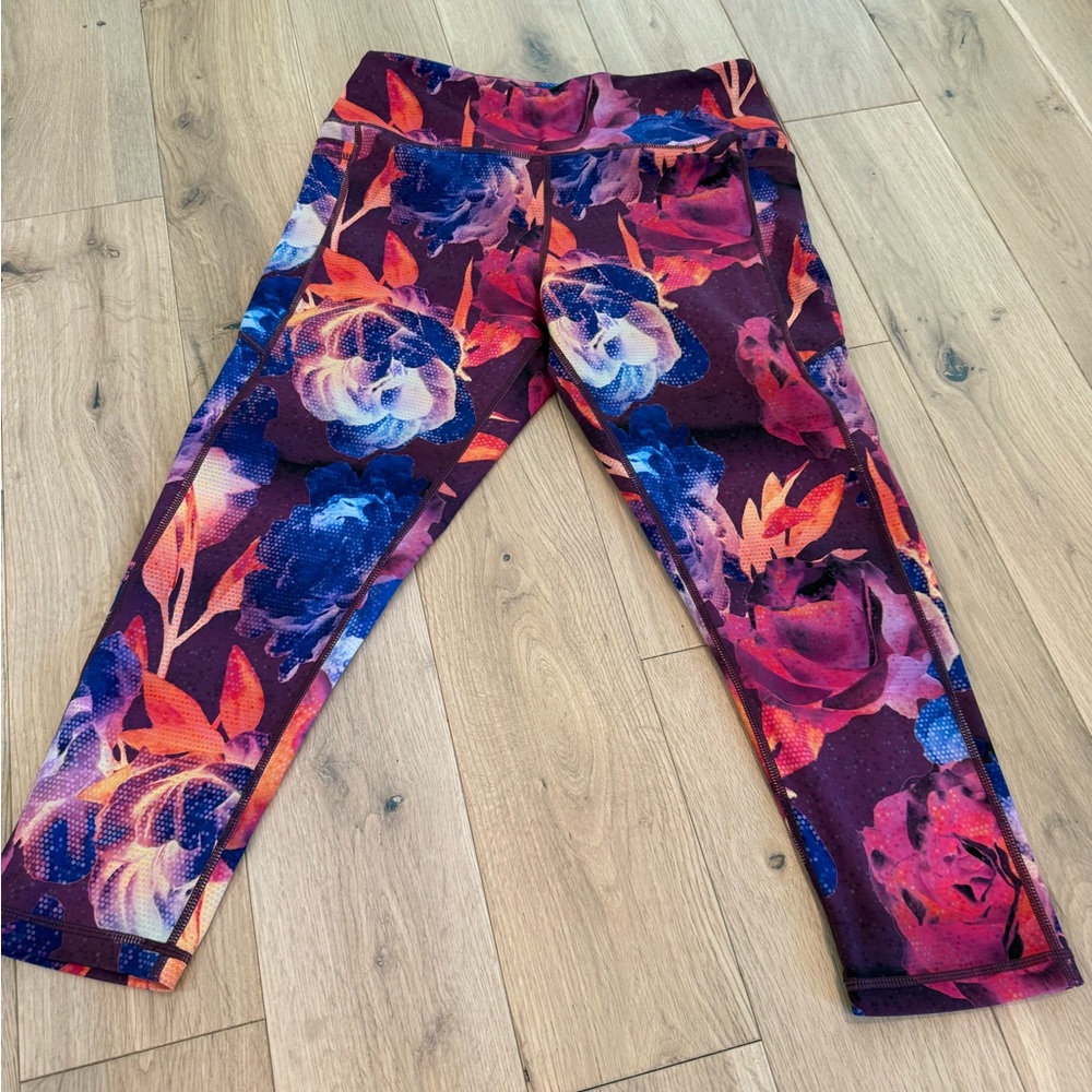 Senita Athletics Multicolor Floral Leggings